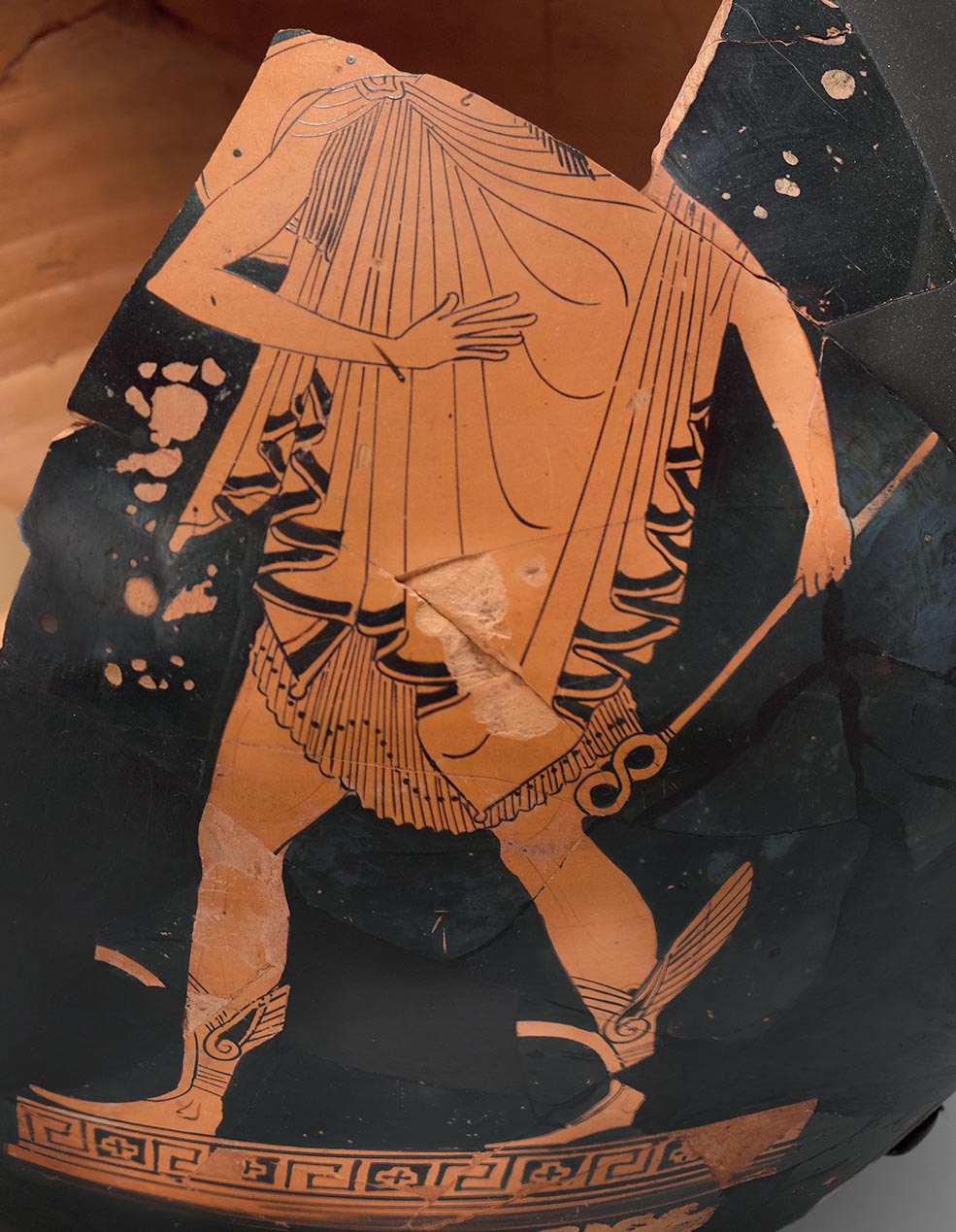 Detail showing Hermes