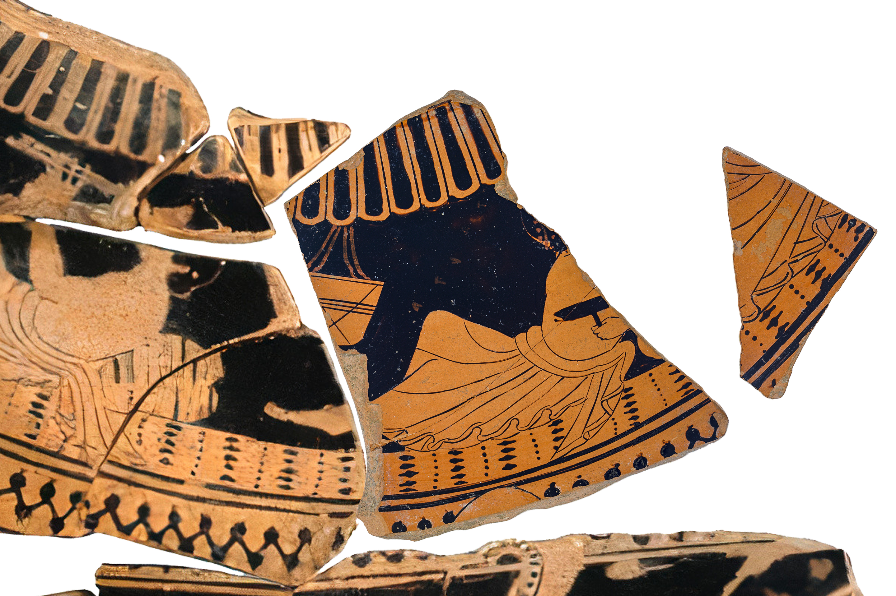 Montage of the fragments Princeton y1986-61 and Florence 151197