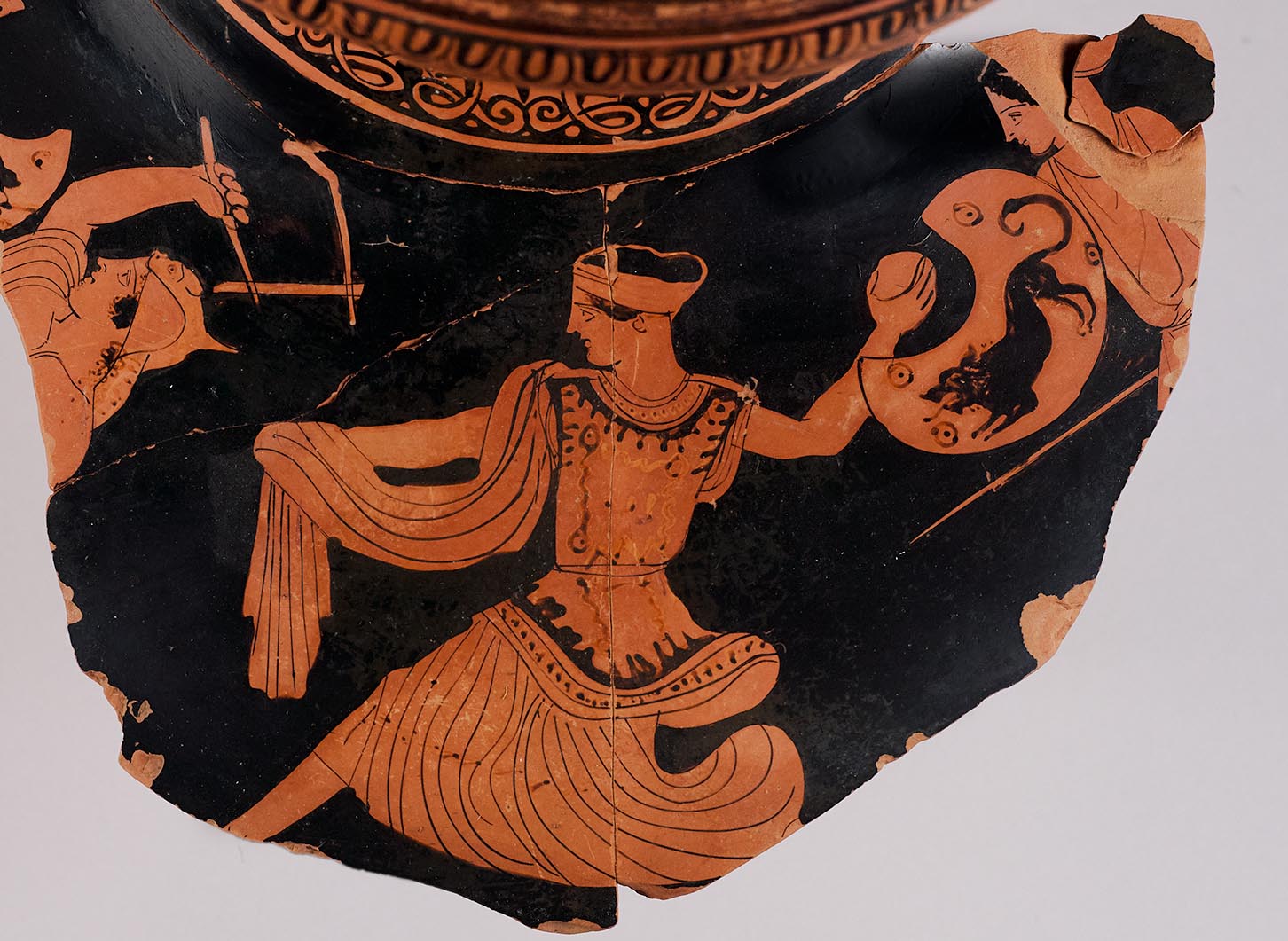 Detail showing two female figures