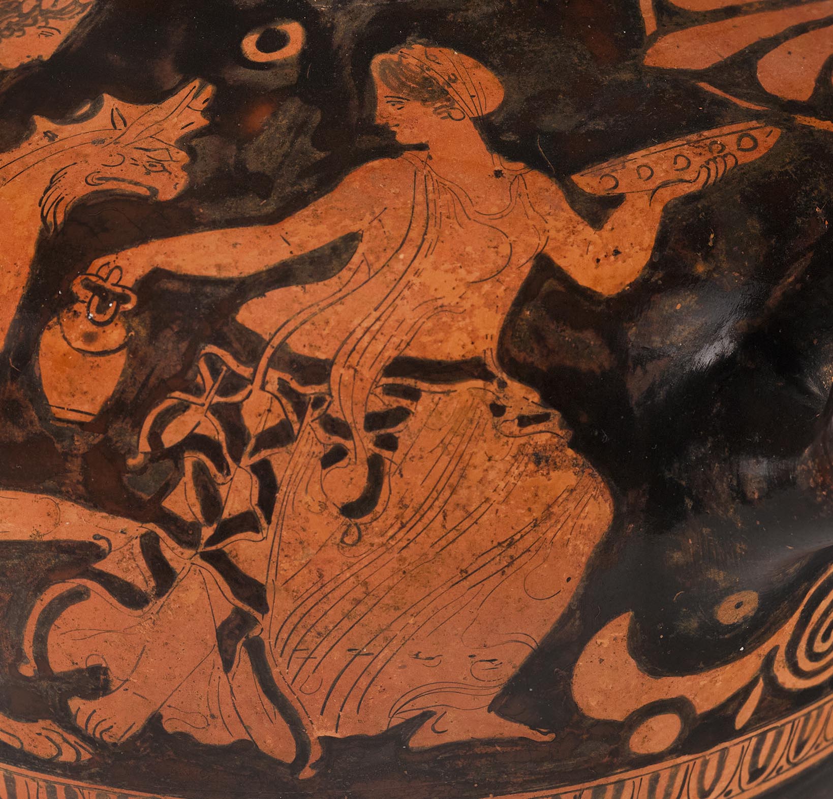 Detail showing the female figure