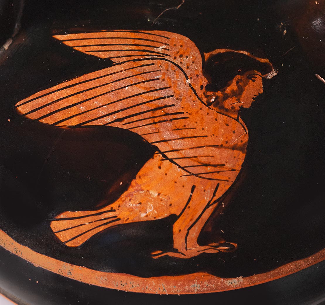 Detail showing a siren