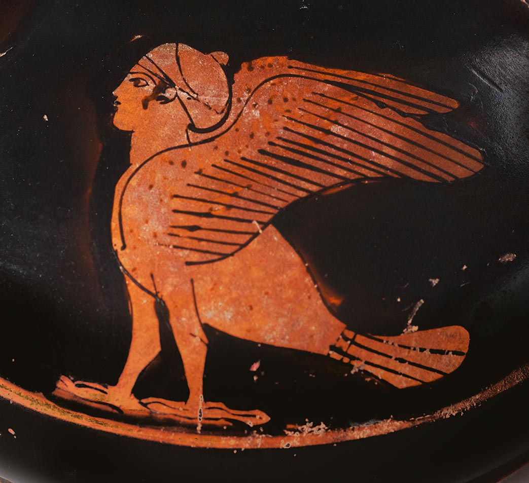 Detail showing a siren