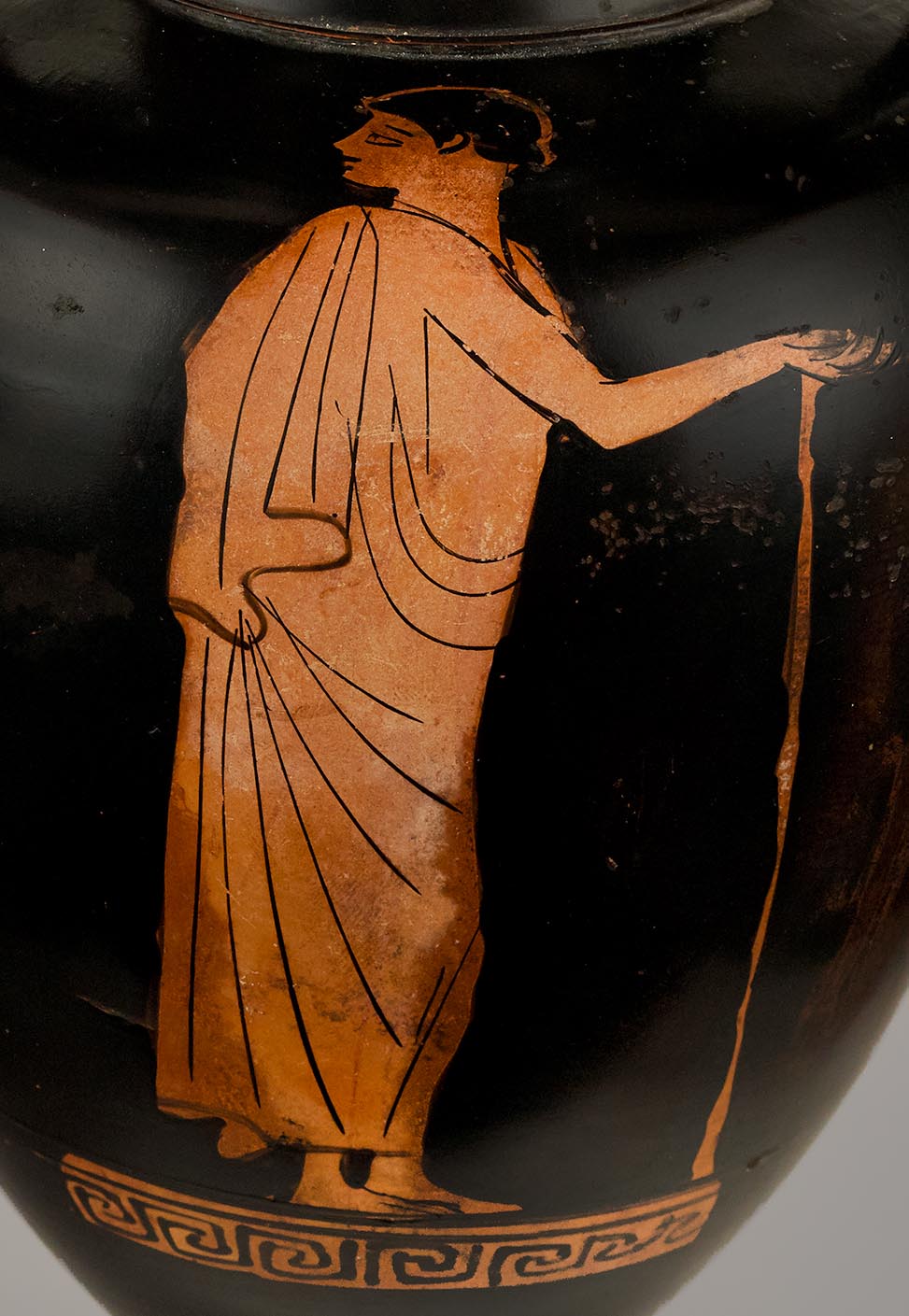 Detail showing the youth